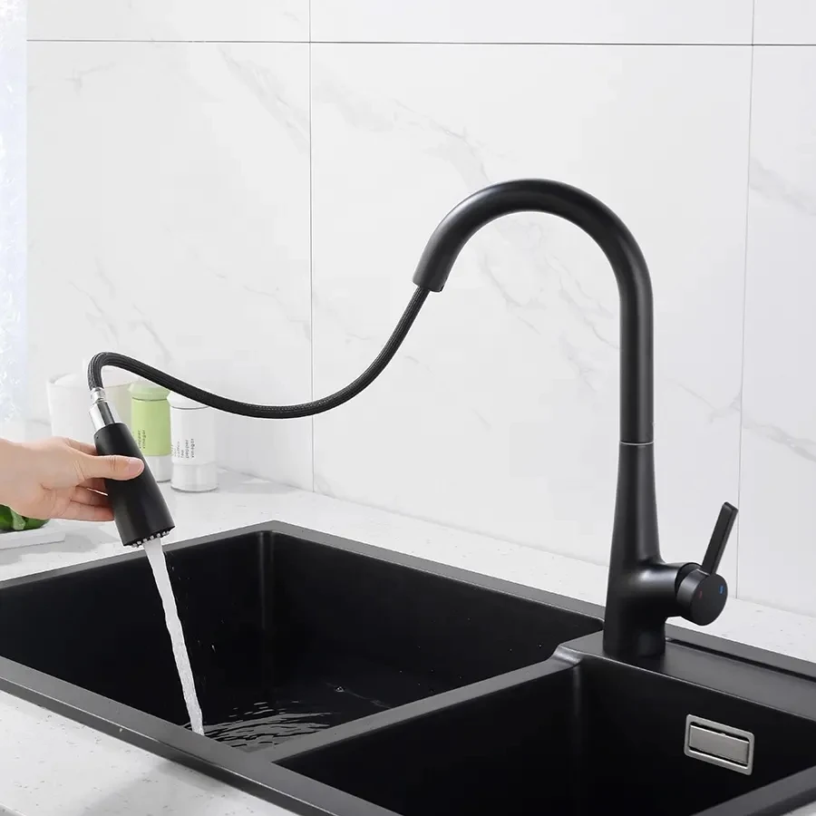 Matte Black Kitchen Faucet