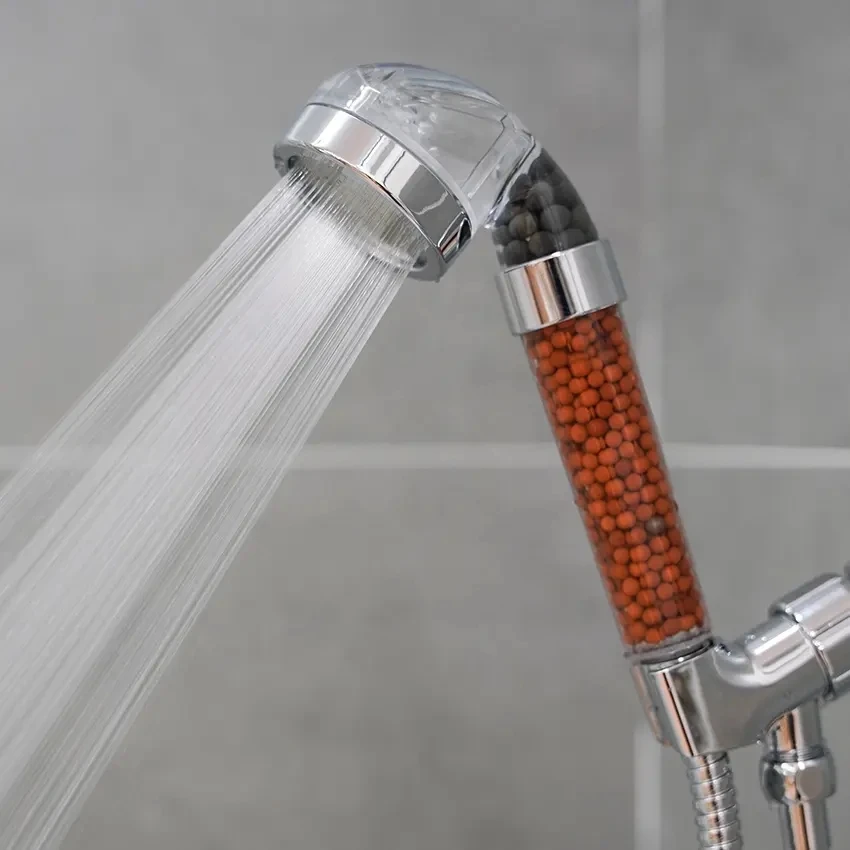 Portable Shower Head With Mineral Stone