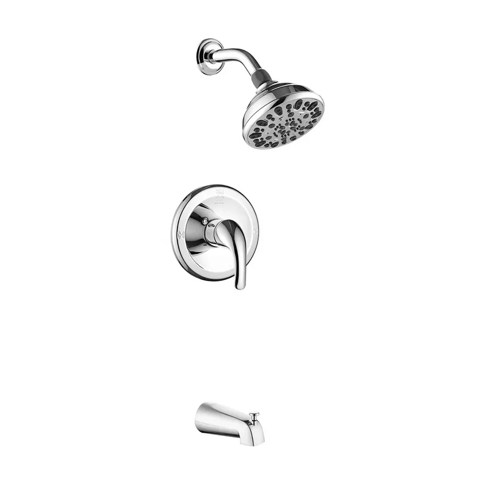 Rain Shower Faucets Set With Pressure Balance Valve