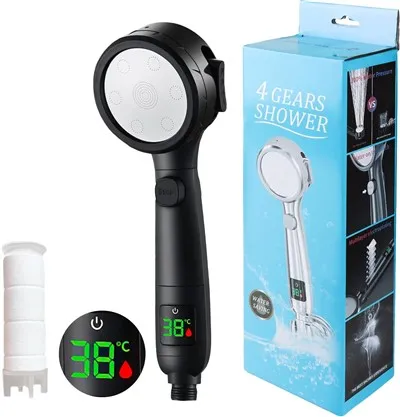 Power Shower Heads Built-in Filter Cotton Filter Shower Head
