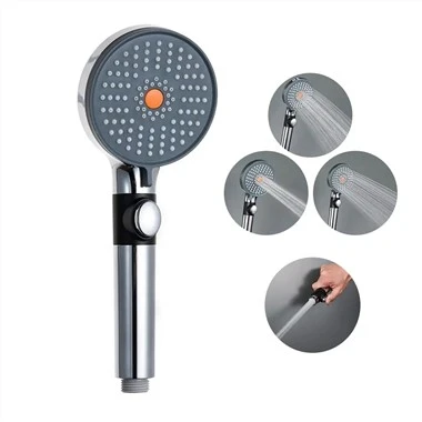 Stop Water Button Shower Head